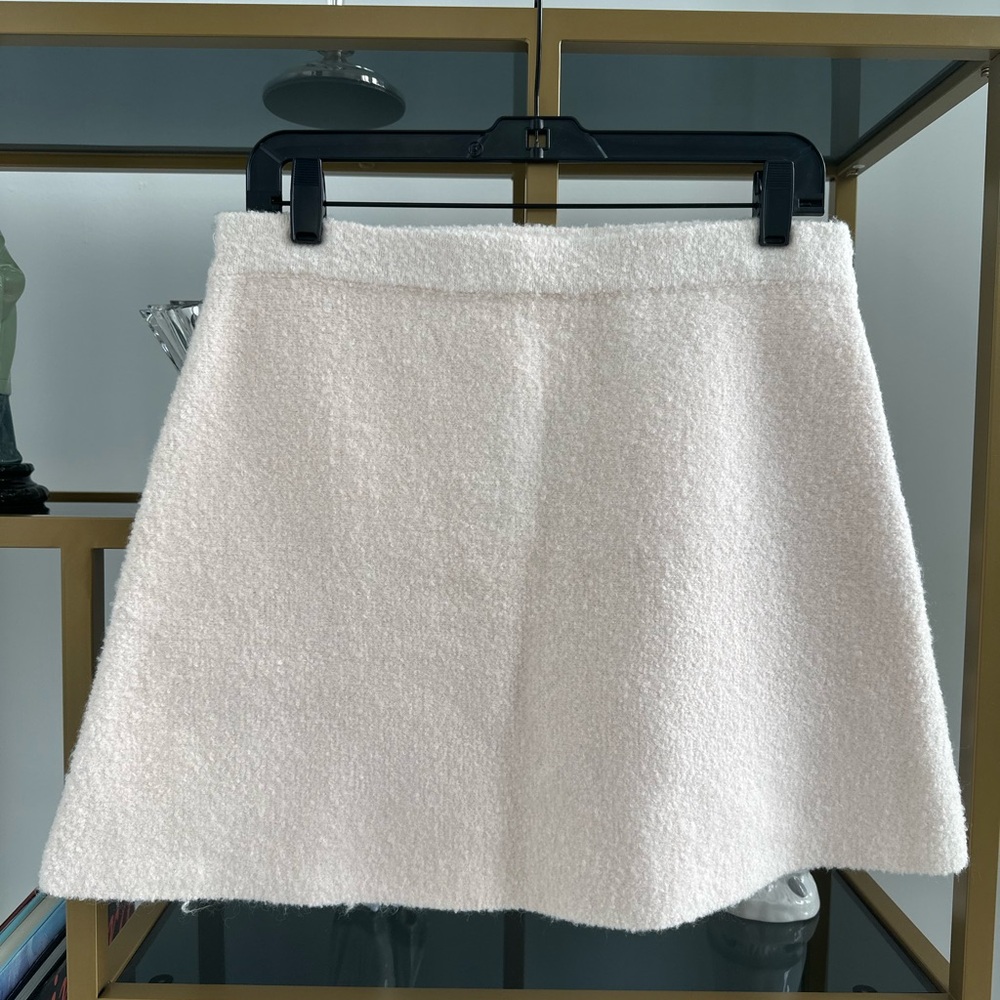 H&M Elegant Cream Pink Skirt size M